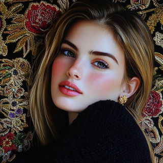 Rustlake Domestic style, Midjourney V6.1: photographic portrait of female protagonist