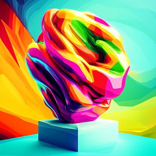 Aphelion Topiary style, Midjourney V6.1: abstract 3D render