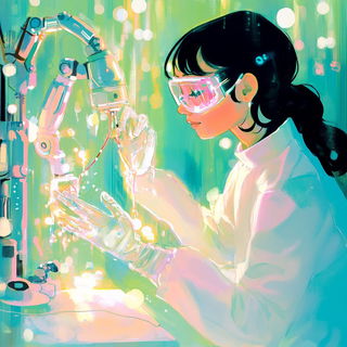 Inkwood Pilgrim style, Midjourney V6.1: editorial illustration for popular scientific magazine cover