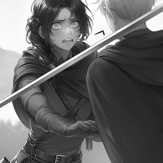 Sepulchral Lineage style, Midjourney V6.1: black-and-white manga comic strip