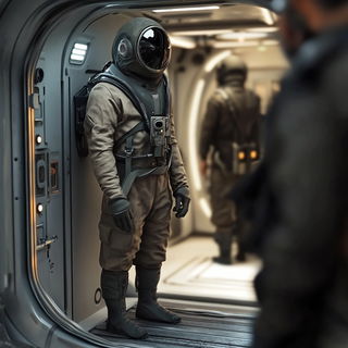 Sepulchral Lineage style, Midjourney V6.1: cinematic shot from sci-fi movie