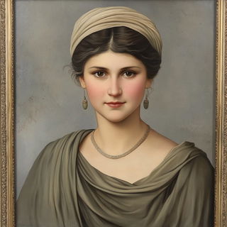 Sepulchral Lineage style, Midjourney V6.1: classical 18th-century oil painting