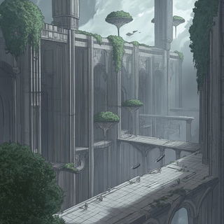 Baroquecliff style, Midjourney V6.1: megacity with futuristic bioarchitecture
