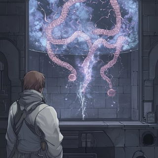 Baroquecliff style, Midjourney V6.1: editorial illustration for popular scientific magazine cover