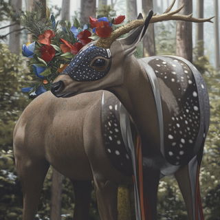 Ashroad Stations style, Midjourney V6.1: traditional folk art