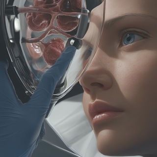 Ashroad Stations style, Midjourney V6.1: editorial illustration for popular scientific magazine cover