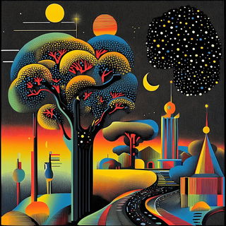 Cremeglyph style, Midjourney V6.1: traditional folk art