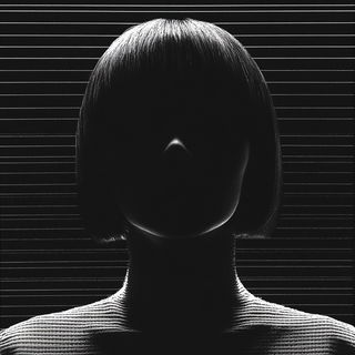 Hatcharabesque style, Midjourney V6.1: photographic portrait of female protagonist