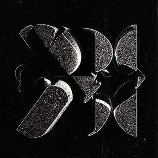Hatcharabesque style, Midjourney V6.1: typographic composition with large letters