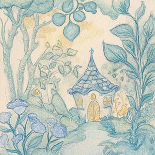 Sunshard style, Midjourney V6.1: retro fairy-tale illustration