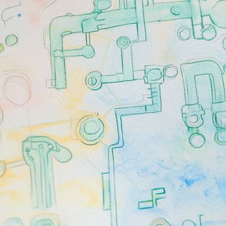 Sunshard style, Midjourney V6.1: technical infrastructure blueprint schematics