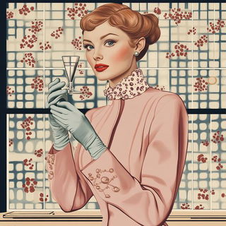 Brushed Petal Enamel style, Midjourney V6.1: editorial illustration for popular scientific magazine cover
