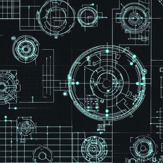 Pipewake style, Midjourney V6.1: technical infrastructure blueprint schematics