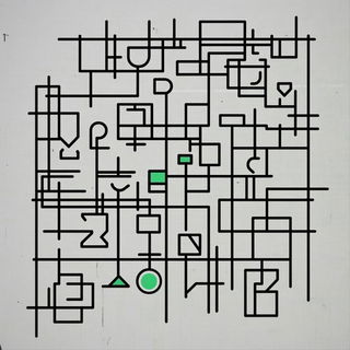 Pipewake style, Midjourney V6.1: typographic composition with large letters