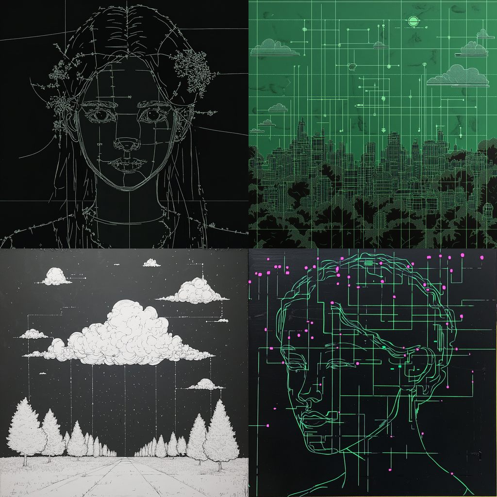Pipewake style, Midjourney V6.1, render 1 of 4