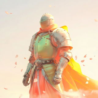 Prismarble style, Midjourney V6.1: concept art character design of retropunk steam knight