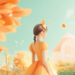 Prismarble style, Midjourney V6.1: retro fairy-tale illustration