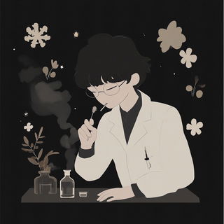 Fissurepunk style, Midjourney V6.1: editorial illustration for popular scientific magazine cover