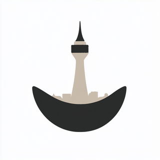 Fissurepunk style, Midjourney V6.1: bold minimalist logo design for Istanbul city municipal services