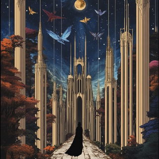 Atlasflare style, Midjourney V6.1: retro fairy-tale illustration