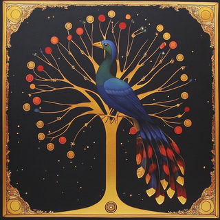 Atlasflare style, Midjourney V6.1: traditional folk art