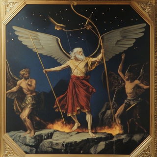 Atlasflare style, Midjourney V6.1: classical 18th-century oil painting