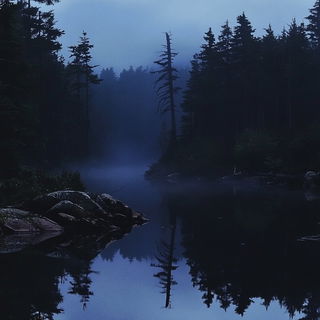 Atlasflare style, Midjourney V6.1: realistic landscape photograph of quiet dawn