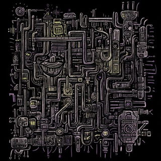 Salsared Tropic style, Midjourney V6.1: technical infrastructure blueprint schematics