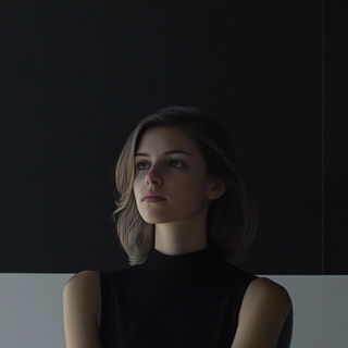 Whitesmith Aerographs style, Midjourney V6.1: photographic portrait of female protagonist