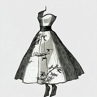 Violetastro style, Midjourney V6.1: haute-couture fashion outfit