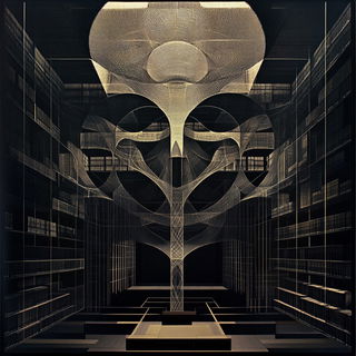 Blackthread Dramaturgy style, Midjourney V6.1: Midlibrary