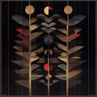 Blackthread Dramaturgy style, Midjourney V6.1: traditional folk art