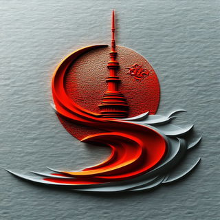 Prismosaic style, Midjourney V6.1: bold minimalist logo design for Istanbul city municipal services