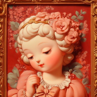 Watermark Balloonery style, Midjourney V6.1: classical 18th-century oil painting