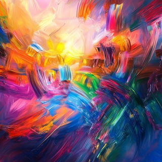 Paintspill Exposition style, Midjourney V6.1: abstract 3D render