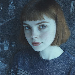 Vitrabel style, Midjourney V6.1: photographic portrait of female protagonist