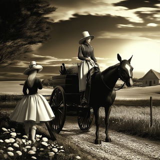 Cyanobind style, Midjourney V6.1: traditional folk art