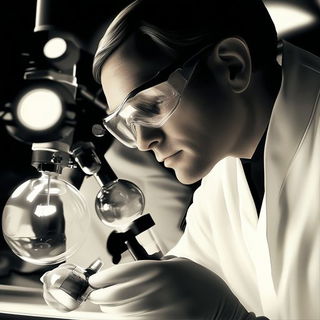 Cyanobind style, Midjourney V6.1: editorial illustration for popular scientific magazine cover