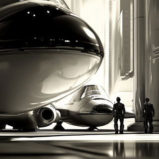 Cyanobind style, Midjourney V6.1: cinematic shot from sci-fi movie