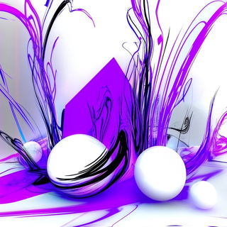 Owlglow style, Midjourney V6.1: abstract 3D render