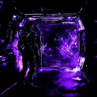 Owlglow style, Midjourney V6.1: cinematic shot from sci-fi movie