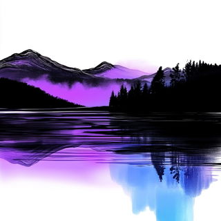 Owlglow style, Midjourney V6.1: realistic landscape photograph of quiet dawn