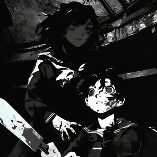 Collaglyph style, Midjourney V6.1: black-and-white manga comic strip