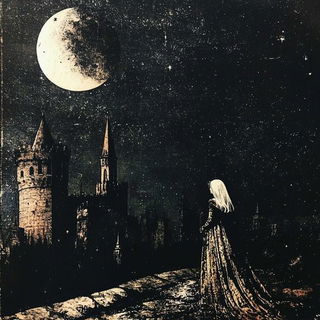 Obsidian Waterline style, Midjourney V6.1: retro fairy-tale illustration