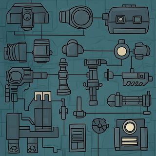 Woodcut Haberdashery style, Midjourney V6.1: technical infrastructure blueprint schematics
