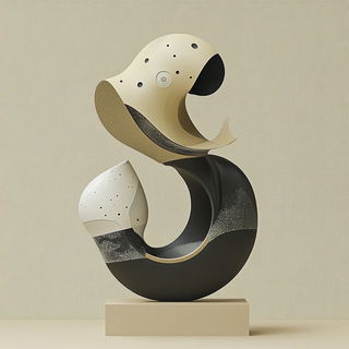 Moonbeam Mortise style, Midjourney V6.1: abstract 3D render