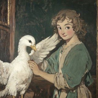 Crosshatchipelago style, Midjourney V6.1: classical 18th-century oil painting