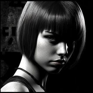 Cinderpetal Horizons style, Midjourney V6.1: photographic portrait of female protagonist