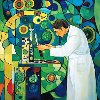 Fluxmigrant style, Midjourney V6.1: editorial illustration for popular scientific magazine cover
