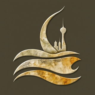 The Tidal Aperture style, Midjourney V6.1: bold minimalist logo design for Istanbul city municipal services